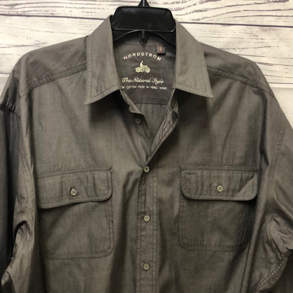 NORDSTROM Men’s Longsleeve Dress Shirt - Picture 6 of 12